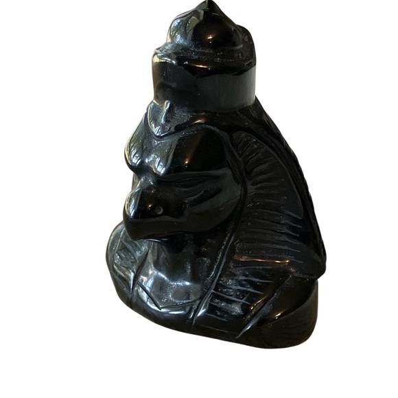Obsidian Horus Carving 3” - Picture 2 of 8